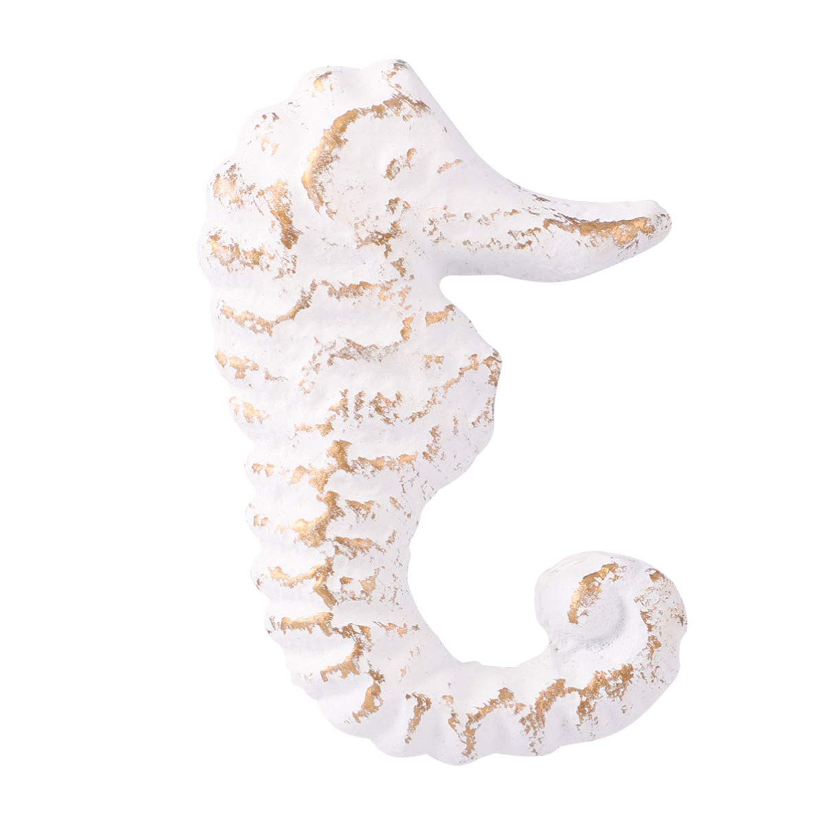 GARNECK Kitchen Cabinet Knobs Ocean Sea Horse Drawer Dresser Pull Handle Nautical Cupboard Door Knobs Grip Hardware for Wardrobe Furniture (White)