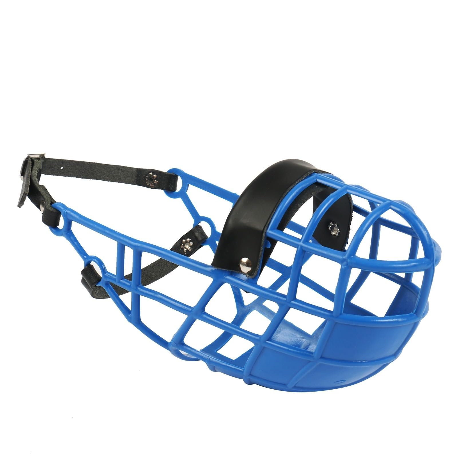 Muzzle Don Pare Model 101 In Blue Drinking Always Possible Ideal For Freewheeling, Kennel, Cage, Dog Racing, Car, poison bait protection By Amathings — image 1
