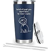 CHICKOR Stainless Steel Tumbler, 20.0 fl oz, Charcoal Purple - Get Well Soon Gifts for Men Women Post Surgery