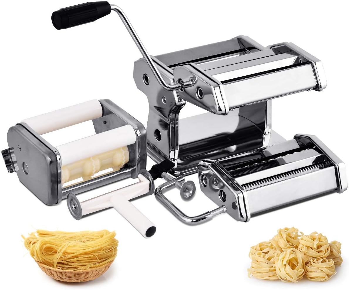 Nudelroller Edelstahl - Teigschneider Für Pasta & Kräuter