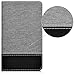 kwmobile Elegant canvas synthetic leather case for Huawei MediaPad X2 7.0 in grey black with convenient STAND FEATURE