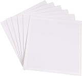 Exerz 30x30cm Canvas Panels 6pcs 3mm 280gsm 100% Cotton Oil & Acrylic view 4