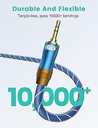 EMK 90 Degree Right Angle Aux Cable - [24K