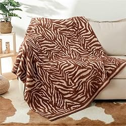 Snuggle Sac Zebra Blanket Brown Zebra Print Blanket