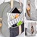 Gadikat Diaper Bag - Dani Backpack, Huge Diaper Changing Pad & Stroller/Shoulder Straps Included
