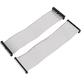 uxcell 2.54mm 40-Pin Female to Female IDE Flat Ribbon Cable 20cm 2 Pcs