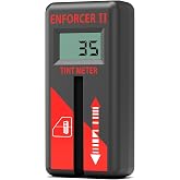 Window Tint Meter, Digital VLT Tester for Car Side Windows, Auto-On Tint Checker with 6mm Open-Slot Design, &plusmn;2% Accuracy, for Auto Shops &amp; Personal Checks, with Hard Case