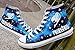 Telacos Fairy Tail Anime Logo Cosplay Shoes Canvas Shoes Hand-Painted Shoes Sneakers Luminous