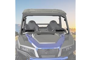 CPOWACE Full Vented Windshield Compatible with 16-25 Polaris General 1000, 17-25 General 4 1000, 20-25 General XP/ XP4 1000 Accessories Clear Hard Coat Poly Front Windscreen Replacement for 2884337