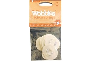 Hampton Art Action Wobbles Standard 6 Pieces, Wobble Kit, Wobblers for Card Making, Craft Springs, Action Wobblers for Cards, Action Wobble Springs