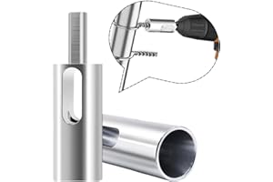 COZYMO Chain Link Fence Twist Ties Tool for 8/9/10/11 Gauge Wire – Twist Ties for Drill Chuck, Ideal Chain Link Fence Parts & Texas Fence Fixer Compatible with 3/8” Chuck for Quick & Easy Fence Repairs