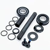 HOUXHYSE Bicycle Bottom Bracket Set American 19mm BB Parts with 8T Cr-Mo Axle/Spindle
