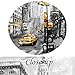 Kreative Arts - Modern New York City Canvas Print Black and White USA Street Painting Empire State Building Wall Art Modern Giclee Artwork Ready to Hang 16x32inchx3pcs