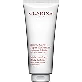 Clarins Moisture-Rich Body Lotion | Intensely Hydrates | Nourishes, Softens and Smoothes | Non-Greasy and Fast Absorbing | 88% Natural Ingredients | Body Cream With Shea Butter | For Dry Skin Types