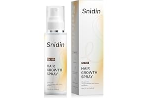 Snidin Hair Growth Spray, With Rosemary Oil and Biotin, Non-Greasy, Helps Prevent Hair Thinning & Hair Loss, for Scalp, 60ml Bottle