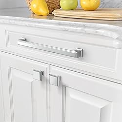 Amerdeco 10 Pack Polished Chrome Cabinet Pulls