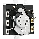 WE04X24550 234D2377P004 Dryer Timer Compatible with GE/Hotpoint GTD42GASJWW | OEM Upgraded TMD14M30 Timer, Replace TMD16M12 234D2377P003 WE04X24549 221027 etc, Compatible with GE XTD72E8STWS, ETD48EASWWB