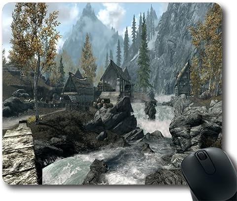 VUTTOO Skyrim Ivarstead Stylish Custom Printed Mouse Pads, Custom Mouse Pads & Photo Mouse Pads