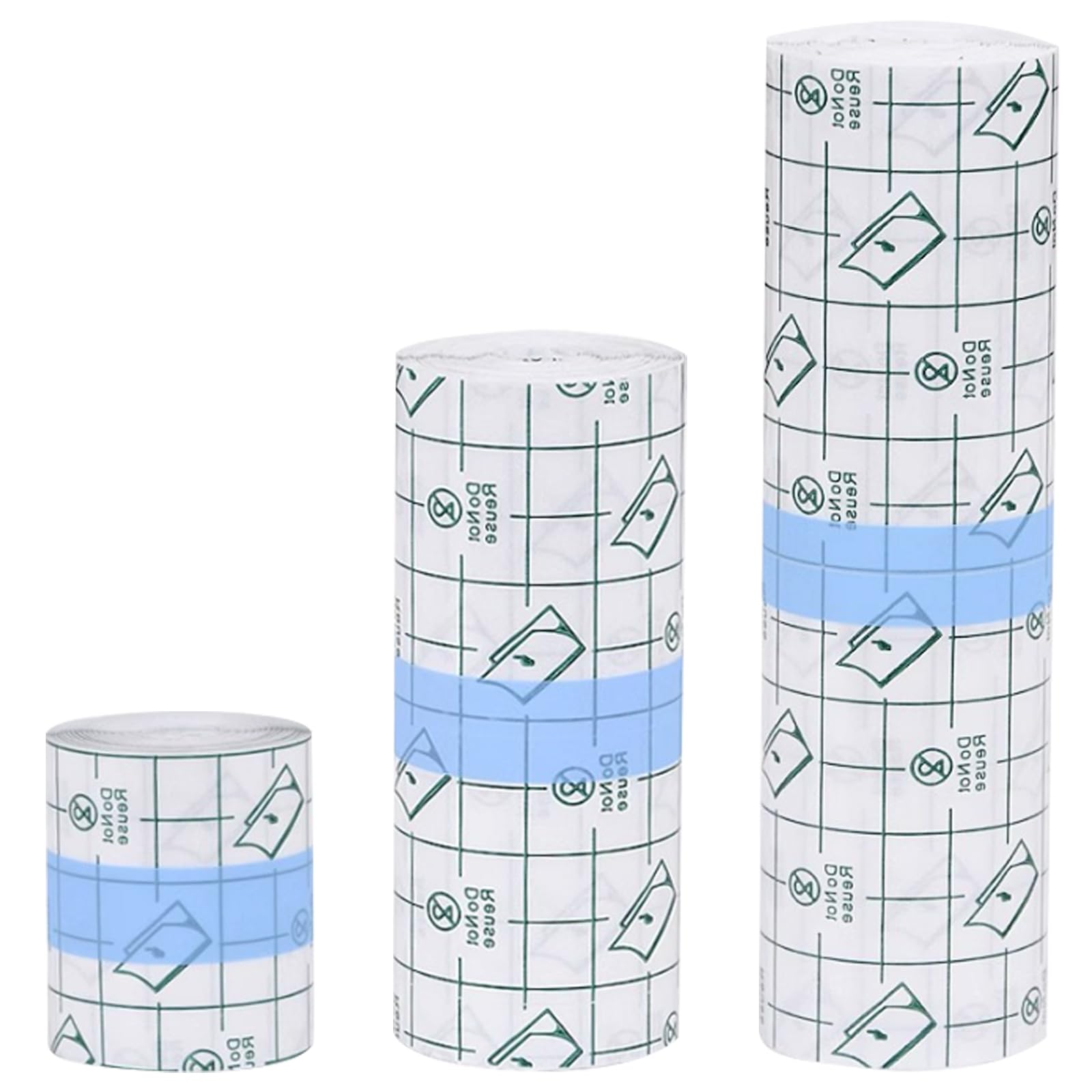 BDSHUNBF 3 Rolls Tattoo Aftercare Waterproof Bandage, Second Skin Tattoo Cover for Swimming Tattoo Wrap Waterproof Dressings for Showering Tattoo Second Skin Protector, Waterproof Tattoo Supplies