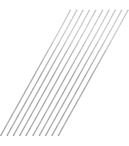 Tige Inox 4mm Sourcing Map 20pcs Tige Acier 3 Mm De Diamètre Et 18 Cm De Long Tige Acier Inoxydable