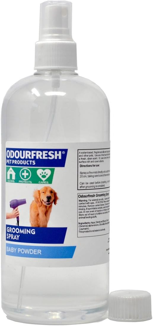 baby powder spray for dogs