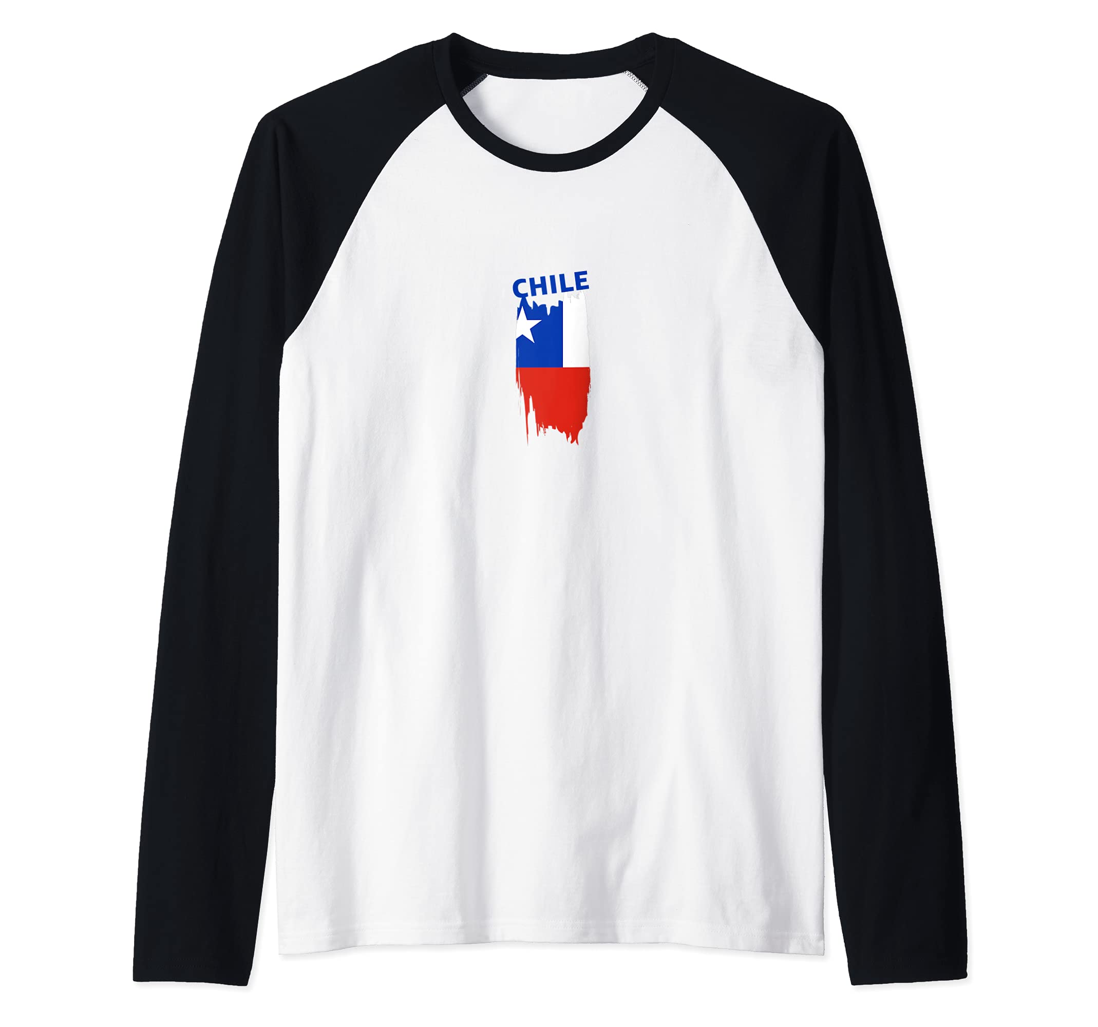 Flag Chile Raglan Baseball Tee