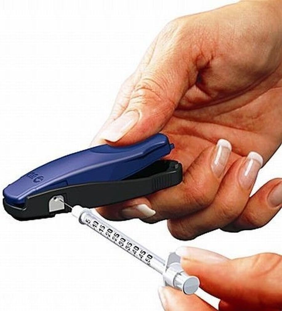 BD SafeClip Needle Storage and Clipping Device Safety Disposal Insulin