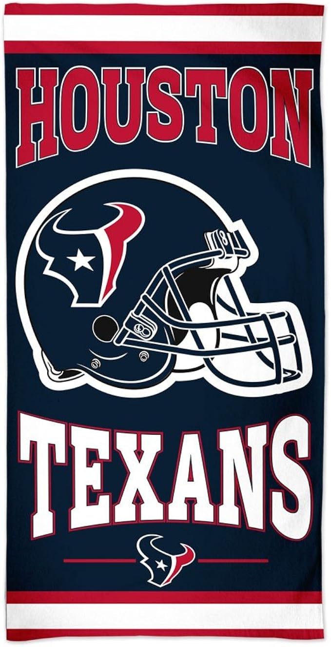 houston texans live stream on Amazon Com Wincraft Nfl Houston Texans Towel30x60 Beach Towel Team Colors One Size Misc Other Clothing