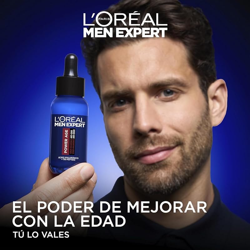 L'Oréal Paris Men Expert Power Age Rutina con Crema+Serúm Concentrado
