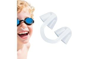 Siopob Nose Plugs for Swimming - Swim Nose Clip,Prevent Choking Protector Equipment Safety Gear for Women Men Kids Adults Tod