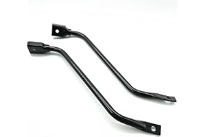 BRGMAX Front Fender Bracket Left & Right Body Frame Stays Braces Fits for Yamaha Banshee 350 YFZ350 1987-2006, 2GU-21513-00-00, 2GU-21514-00-00