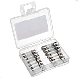 BOJACK 5x20mm 5A 250V Fast Blow Glass Fuse Pack of 20 view 2