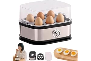 Sunny Side Master Egg Cooker, Multi-functional Smart Egg Cooker with Auto Shut, Electric, Rapid egg maker Poacher 6 Egg Capac