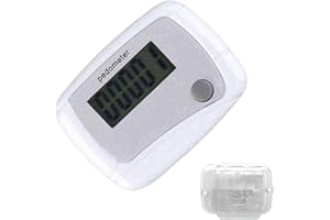 Step Counter for Elderly - Portable Pedometer, Pocket Walk Meter | for Tracking Steps, Fitness Activity Monitor, Sports, Hiki