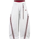 Aelfric Eden Stripes Baggy Barrel Sweatpants Elastic Double Waist Wide Leg Pants Women Men Casual Y2K Unisex Lounge Trouser