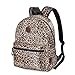 DGY Girl's Casual School Backpack Cute Student Bags Campus Satchel 133C Brown