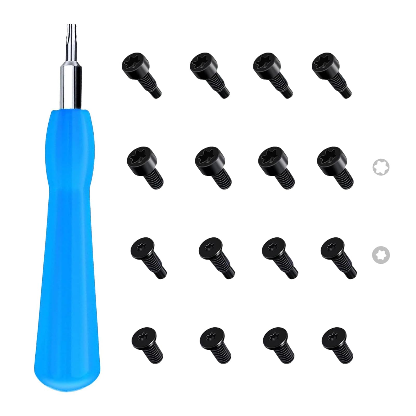 Ring Screwdriver T6 T15 With 16 Spare Screws for Video Doorbell (Blue)