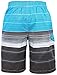 Zenco Men's Casual Beachwear Stripes Board Shorts Swim trunks, L