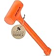 Precision Dead Blow Hammer, Small 2lb Durable Unicast Deadblow Mallet, Plastic Mallet with Comfortable Textured Grip, Non-Rebounding, Non-Marring Plastic Hammer for Automotive Work from Schaaf Tools