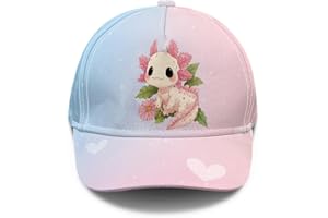 Cndexd Kids Baseball Hat Girls Hat Toddler Hat Adjustable Snapback Cap for Girls 4-8 Years
