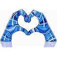DOVDOV Hand Heart Decoration, Heart Hand Statue, Love Finger Sculpture Wedding Decoration, Suitable for Bookshelf Coffee Table Office Bedroom TV Cabinet Bookshelf Small Ornaments Home Decoration.