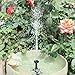 Gocheer Solar Fountain, 9V 1.8W Water Pump for Fountain, Pond Pump Solar Garden Fountain Pond Fountain with Lighting Exterior for DIY Garden, Fountain, Mini Pond