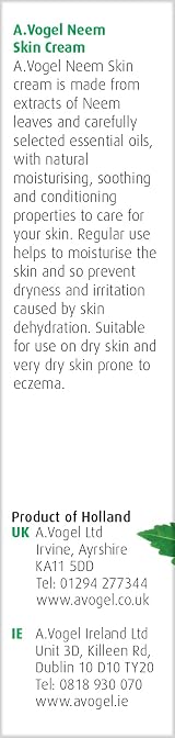 A.Vogel Neem Cream for Dry & Eczema-Prone Skin 50g Natural Moisturising view 8