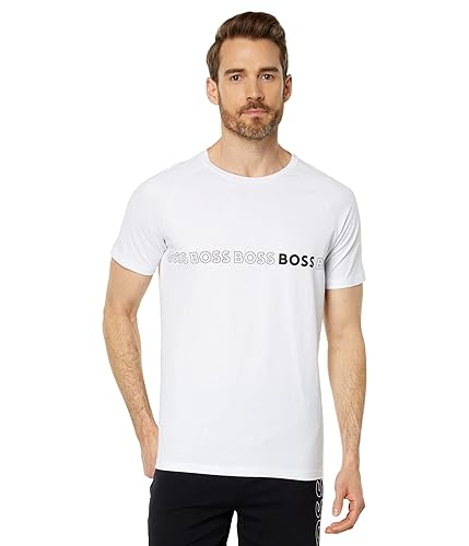 BOSS Repeat Logo Cotton T-Shirt in Bahrain Whizz T-Shirts