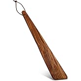 12 Inch Teak Wood Spatula, Washable Reusable Flat Wood Spatula Egg Flipper Practical Wooden Cooking Utensils for Home Kitchen Flipping Scraping Turning