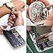 Aluan Eyeglass Repair Kit Sunglasses Repair Kit with Nose Pads Screws Screwdriver Tweezers for Watch Clock Spectacle Repair