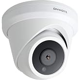 ONWOTE 4K 8MP 134&deg; PoE IP Security Camera, Capture Video Audio, Dome White | 8 Megapixels, IR Night, Commercial Wired 134&deg; Camera, Home/Business, Indoor/Outdoor, AI Detection, Only Work with ONWOTE NVR