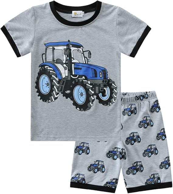 Amazon 子供のための幼児キッズパジャマ半袖パジャマカーパジャマ パジャマ 通販