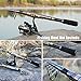 Sougayilang Portable Telescopic Carbon Fishing Rod Travel Spinning Saltwater Fishing Pole