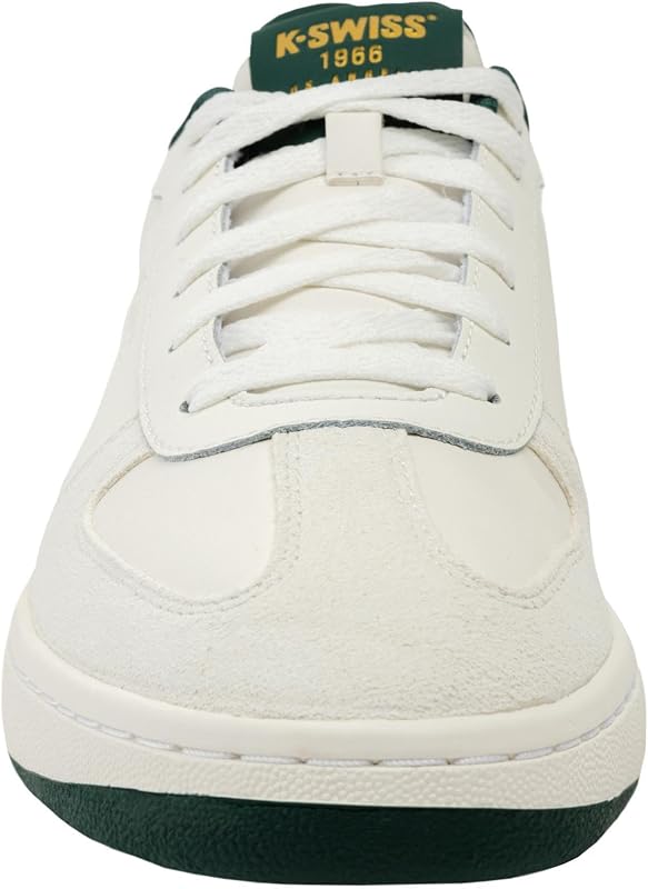 Herren Court Varsity Sneaker, SW/POSYGREEN, 42.5 EU
